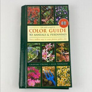Mix & Match Color Guide to Annuals & Perennials Gardening Book Hardcover Coil